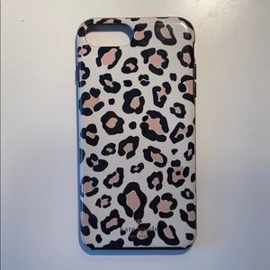 Kate Spade Cheetah Print iPhone 8 Plus case